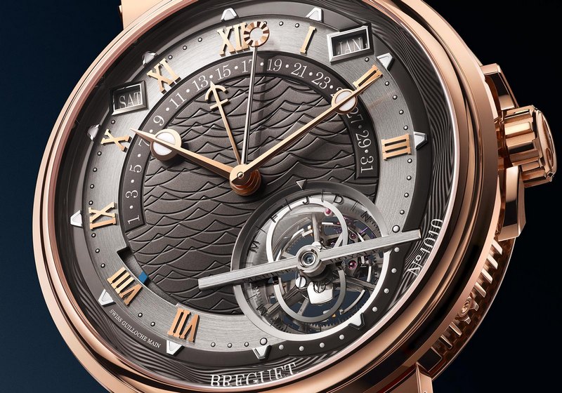 Hugenotskí hodinári, Breguet Marine Tourbillon Equation Marchante 5887 sú úžasné tourbillonové hodinky, ktoré sú známe svojim komplexným strojčekom a inovatívnymi funkciami. 