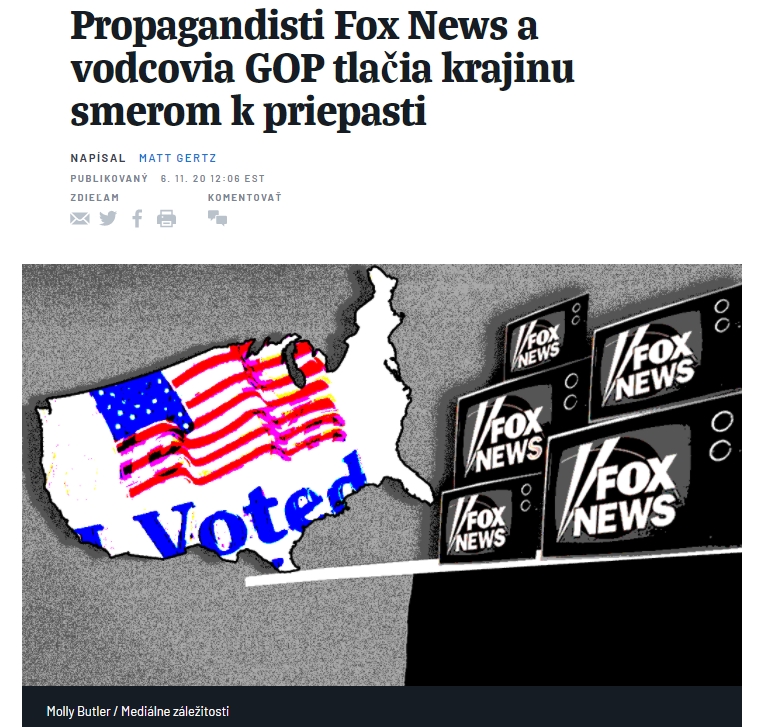 Propagandisti Fox News a vodcovia GOP tlačia krajinu smerom k priepasti