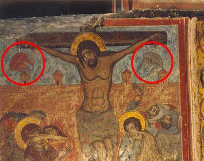 Dokazuje tento obraz, že pri ukrižovaní Ježiša boli prítomní MIMOZEMŠŤANCI?