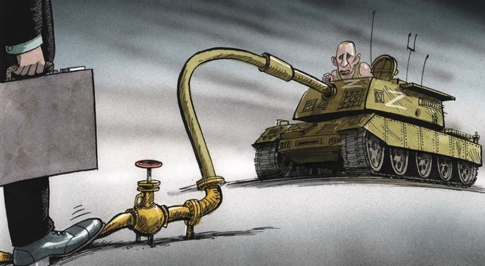 Clo na ruské energie sú šikovným spôsobom, ako oklamať Adolfa Putina